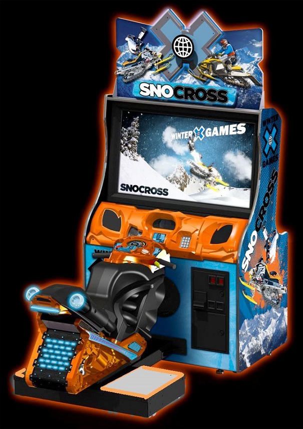 RAW THRILLS WINTER X GAMES SNOCROSS Arcade Game for sale 42" Flat